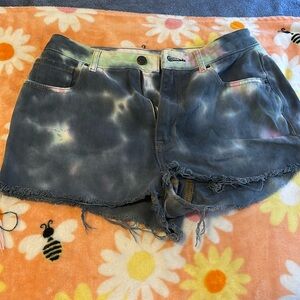 Pacsun tye dye shorts.